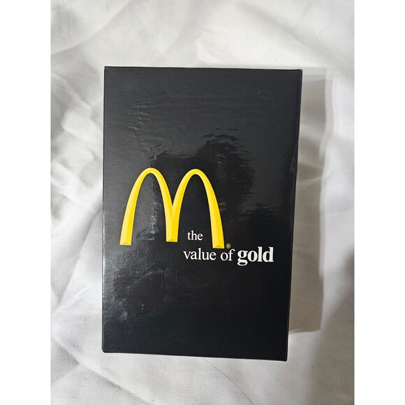 Vintage McDonald’s Fossil Wrist Watch “Value Of The Gold” 1998 Limited Edition - Picture 1 of 4